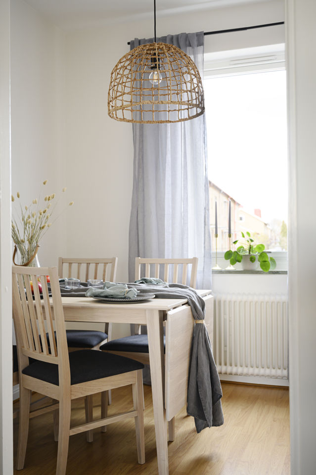 Szék 'Filippa' - Fehérre festett/Szürke