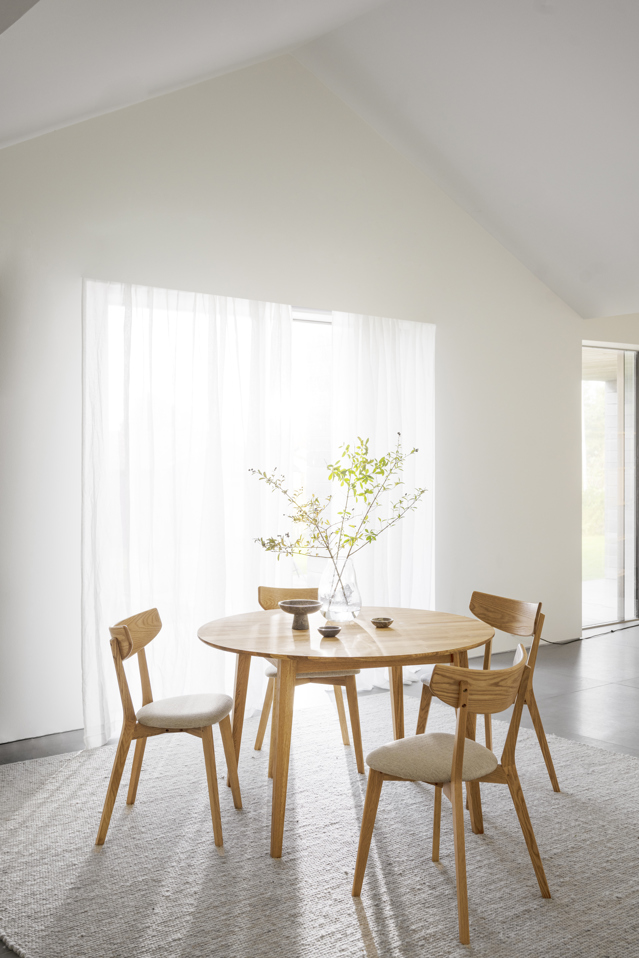 Étkezőasztal 'Filippa' Kerek 120cm - Természetes