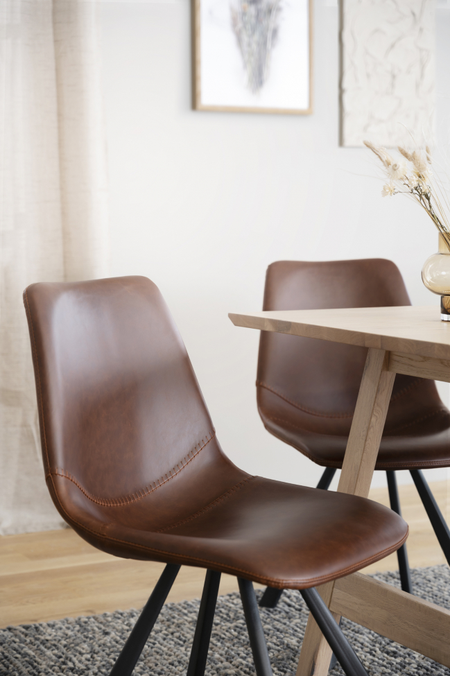 Szék 'Auburn' - Barna/Fekete