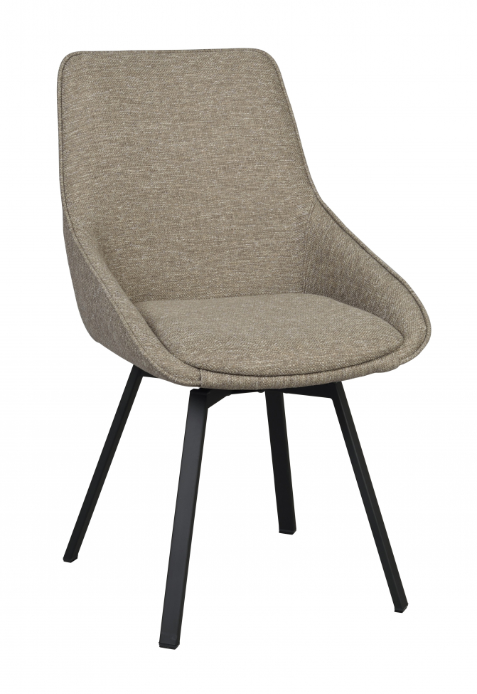 Szék 'Alison' - Sötétbézs/fekete