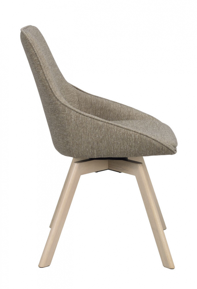 Szék 'Alison' - Sötétbézs/Fehérpigmentált