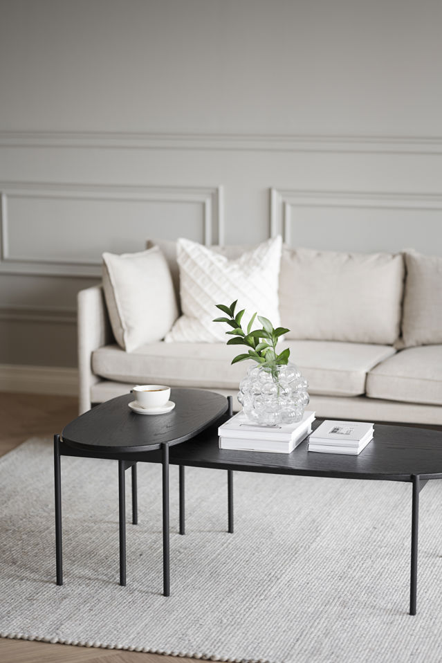 Skye' dohányzóasztal 80x40cm - Fekete