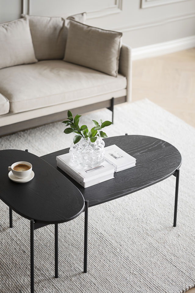 Skye' dohányzóasztal 80x40cm - Fekete