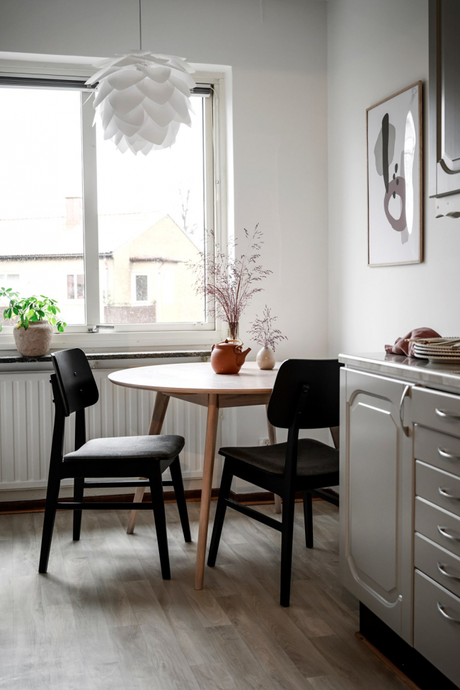 Szék 'Nagano' - Tölgy/Sötétszürke