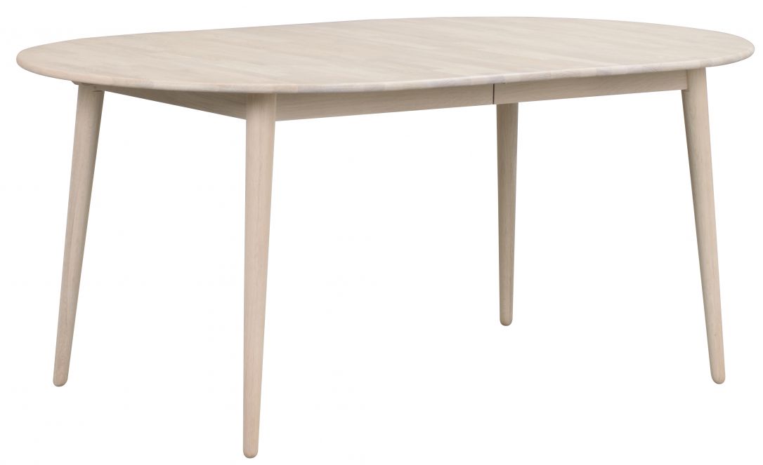 Tyler ovális étkezőasztal 170x105cm - Fehérre festett tölgy