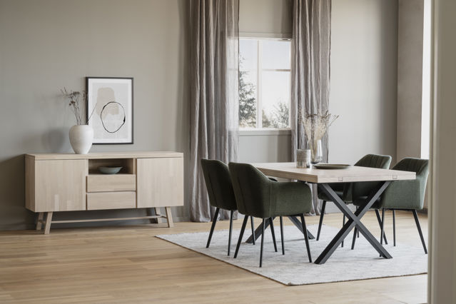 Bolton karosszék - Zöld/Fekete