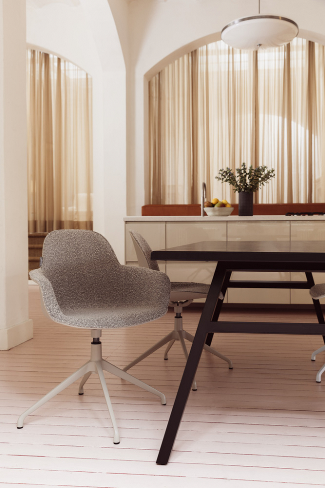 Szék 'Albert' forgatható - Szürke