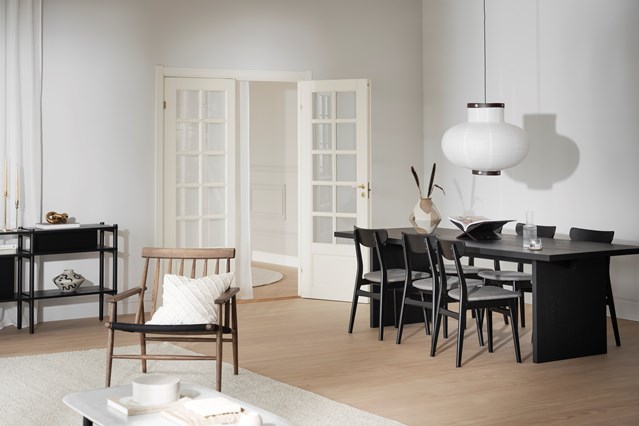 Rodham szék - Natur/Sötétszürke