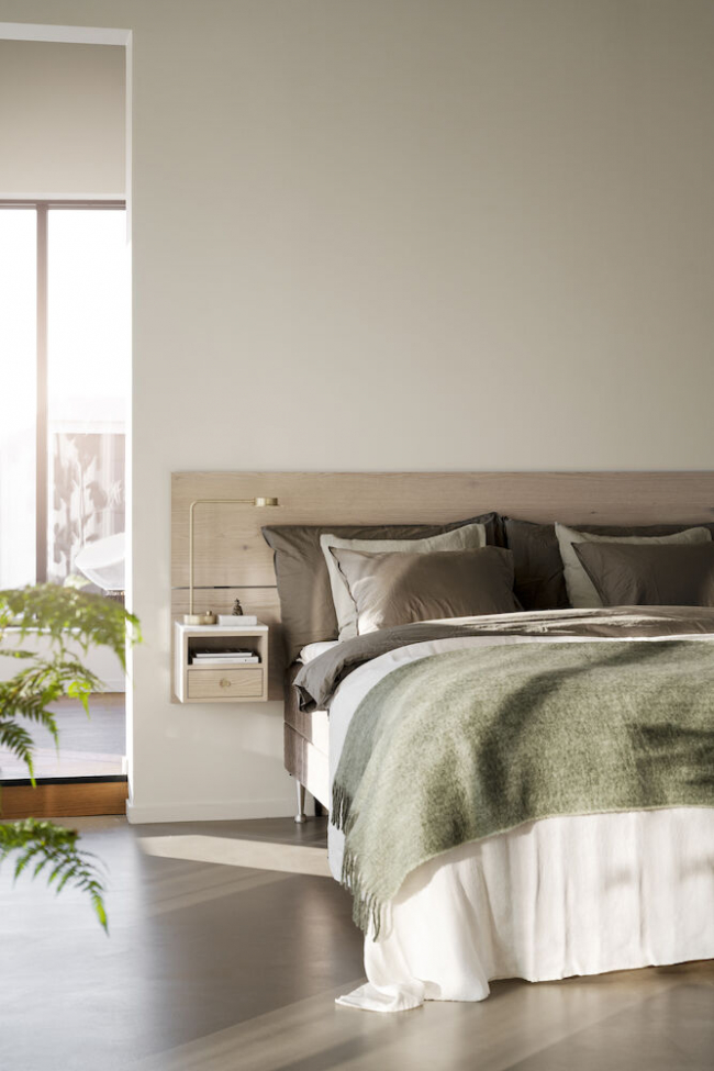 Ágytámla 'Whitmore' 79x240cm - Világos tölgy