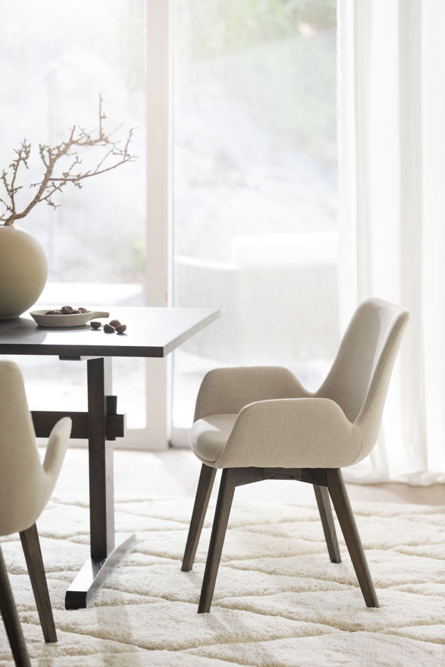 Karosszék 'Drimsdale' - Bézs/Barna