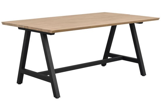 Carradale' 170x100cm étkezőasztal - Tölgy/A-láb