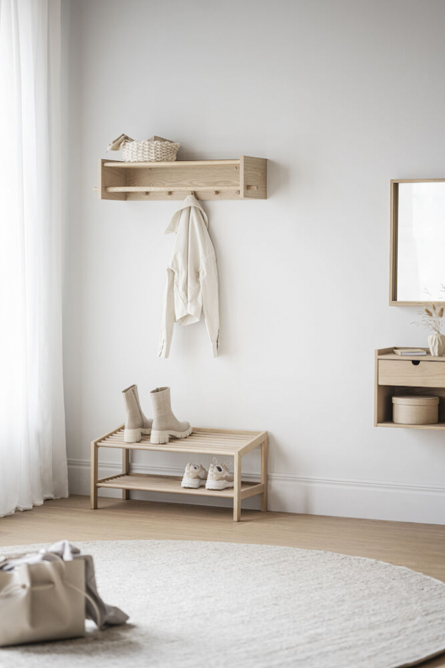 Kalaptartó 'Hillmond' - Világos tölgy