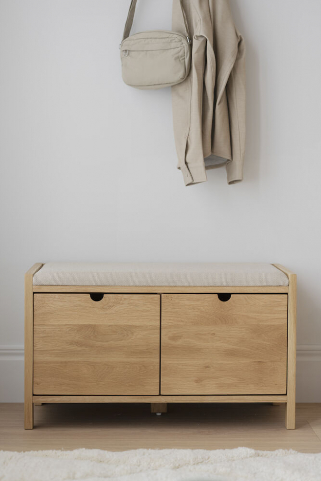 Előszobapad 'Hillmond' - Tölgy