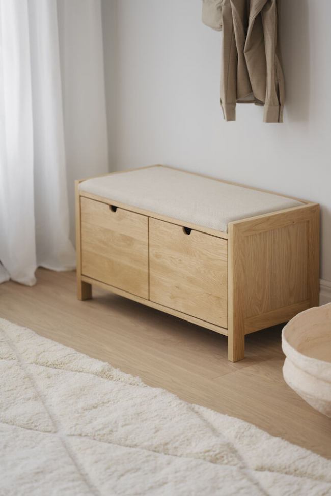 Előszobapad 'Hillmond' - Tölgy