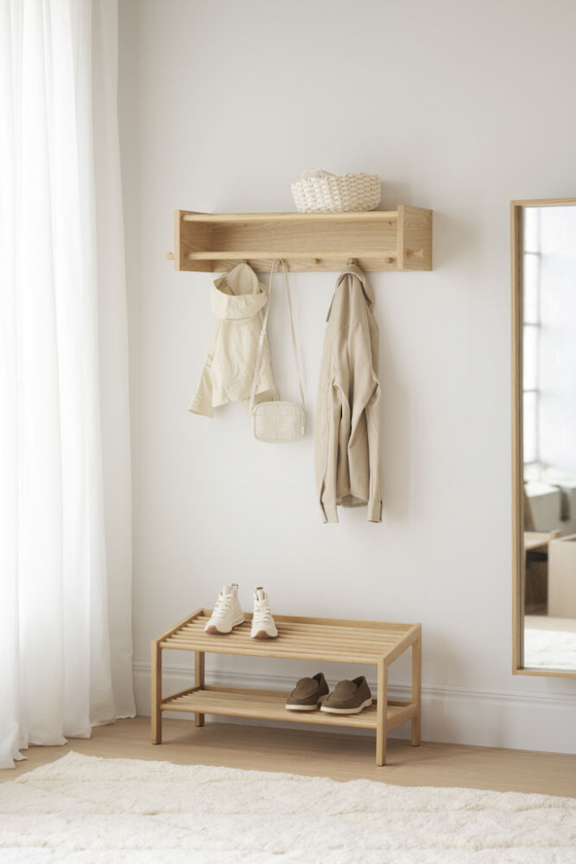 Tükör 'Hillmond' 150x40cm - Tölgy