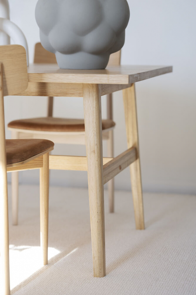 Plainfield étkezőasztal 220x100cm - Tölgy