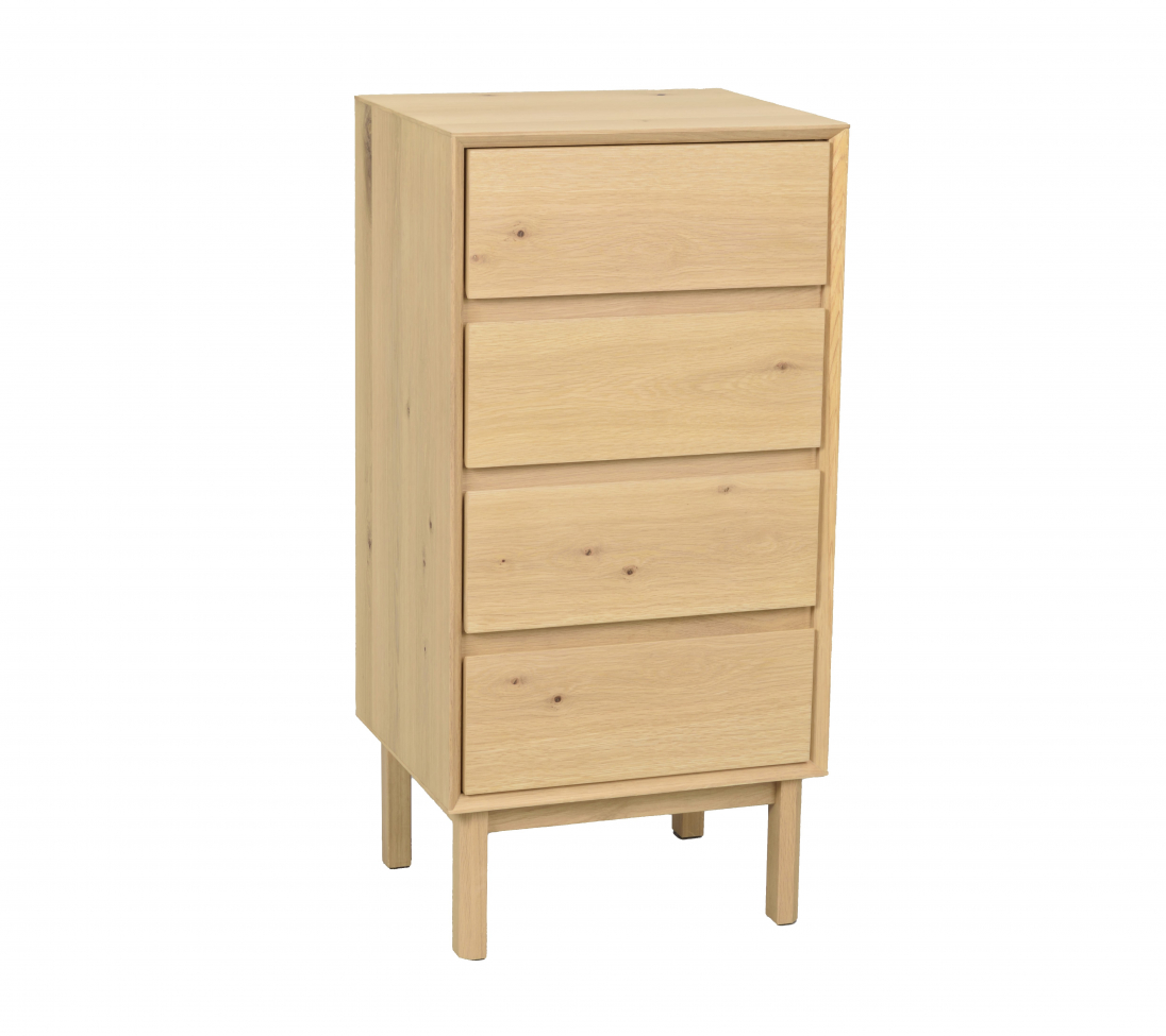 Mackay fiókos szekrény 4L - Tölgy
