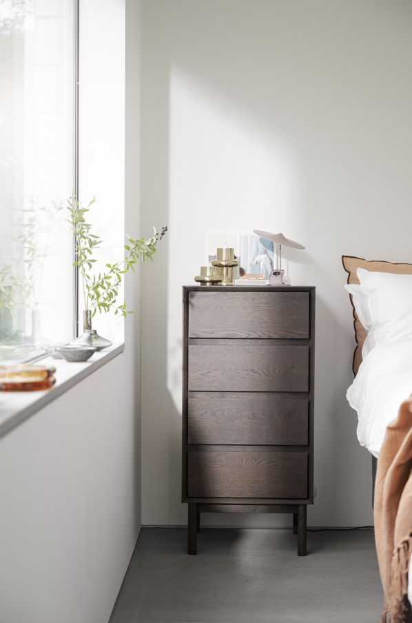 Mackay fiókos szekrény 4L - Barna