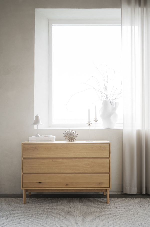 Mackay fiókos szekrény 3L - Tölgy