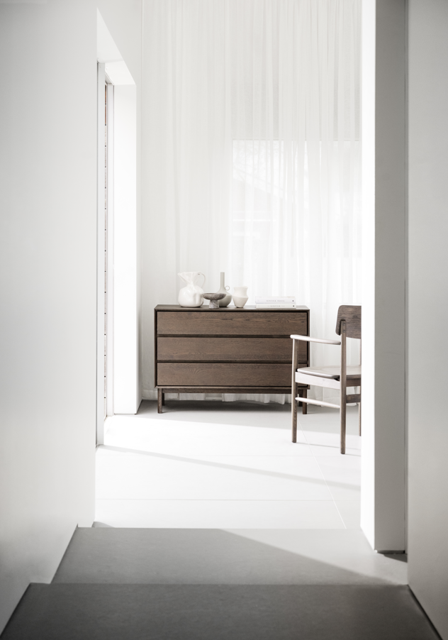 Mackay fiókos szekrény 3L - Barna