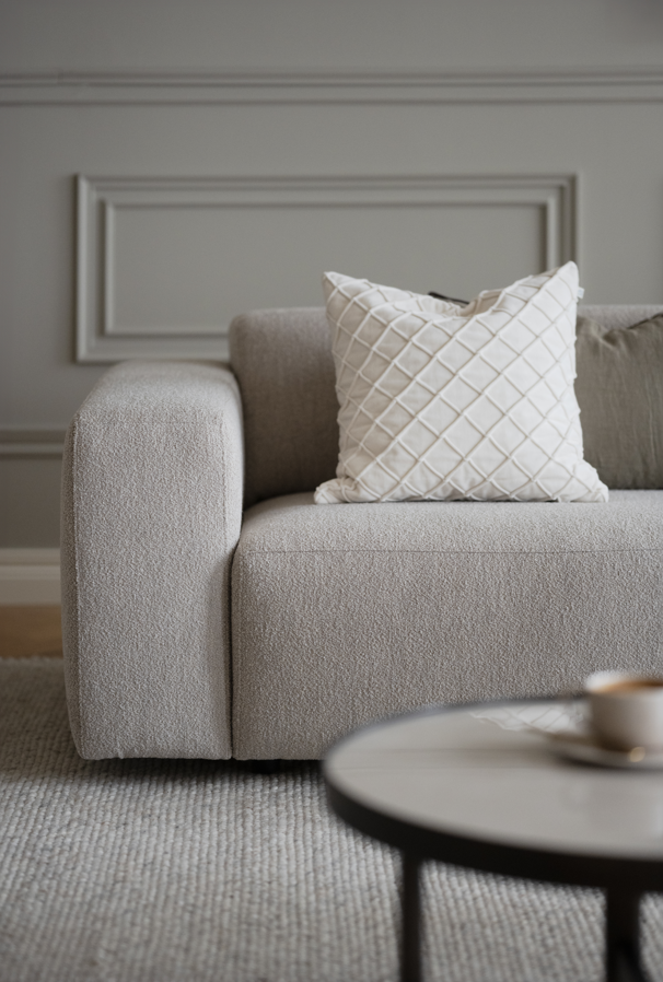 3 üléses sarokkanapé 'Willard' - Világos bézs