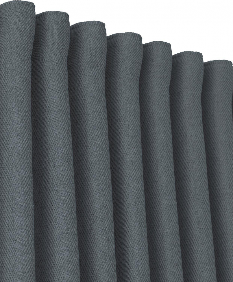 2 db függöny 'Greenwich' 140x280 - Sötétszürke