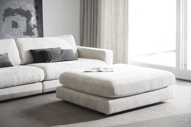 Lábtartó 'Duncan' - Világosszürke