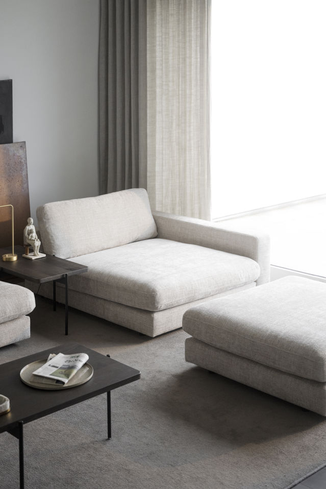 Fekvőfotel 'Duncan' H - Világosszürke