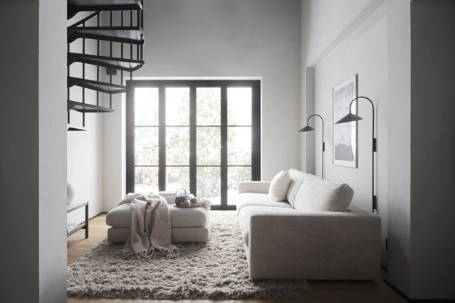 3-Személyes Kanapé 'Duncan' - Világosszürke