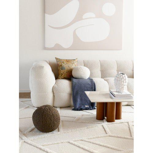 Díszpárna 'Elsie' 30cm - Barna