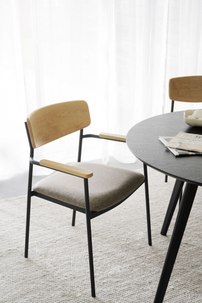 Karosszék 'Maymont' - Sötétbézs