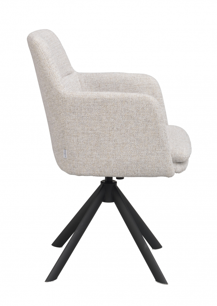 Karmstol 'Gladstone' - Világos bézs/fekete