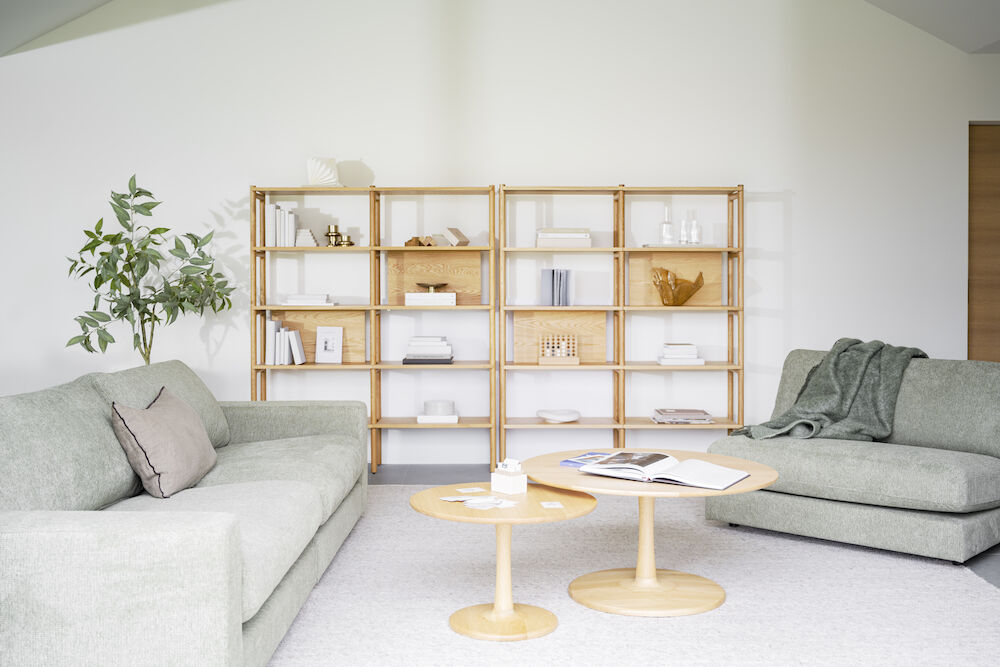 Kávézóasztal 'Hobart' Kerek 60cm - Természetes