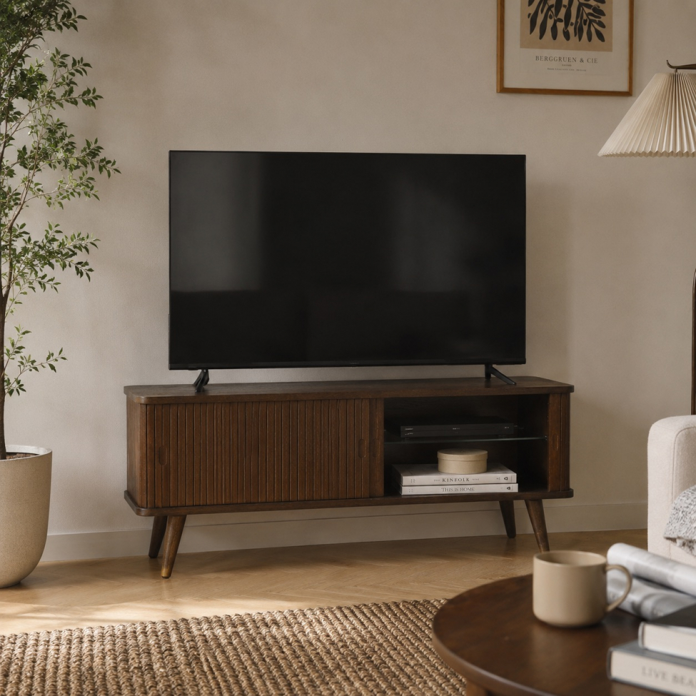 TV-szekrény 'Vento' 120 cm – Dió
