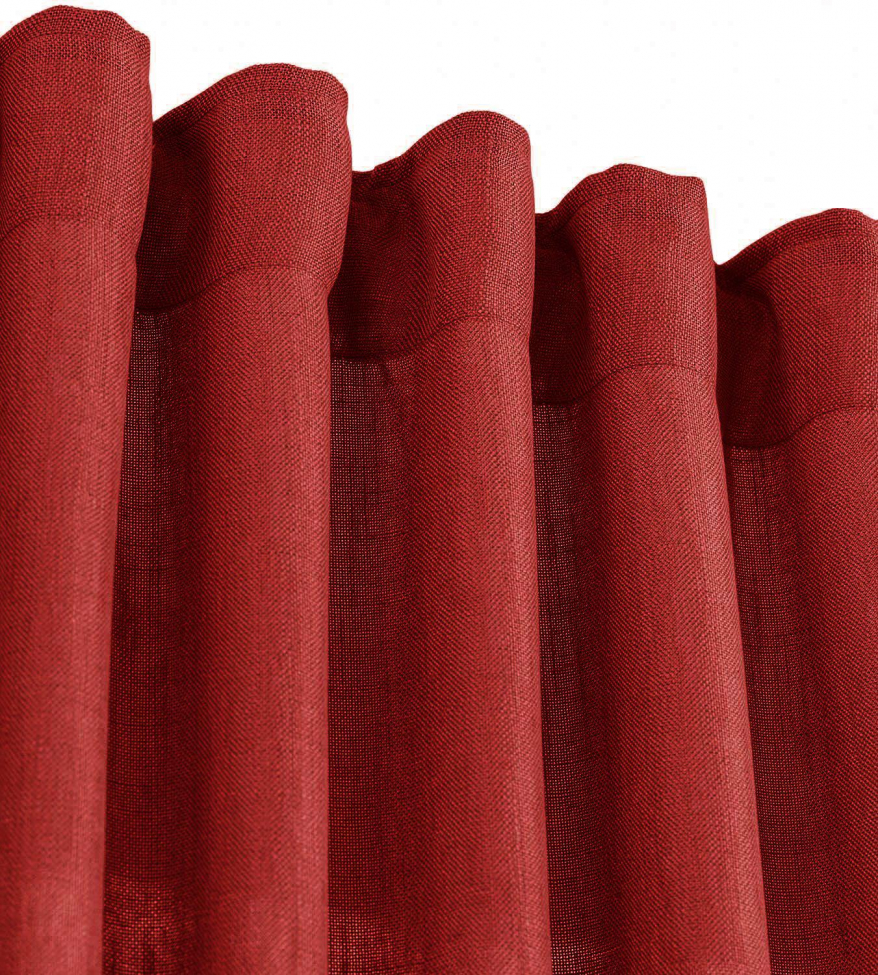 2-db Függöny 'Cecil' 140x260 - Piros