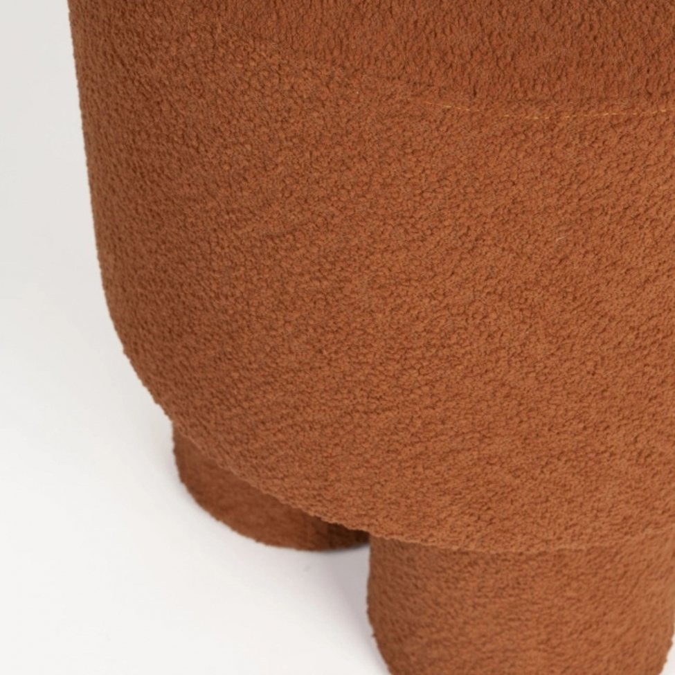 Puff 'Marcos' - Piros Barna