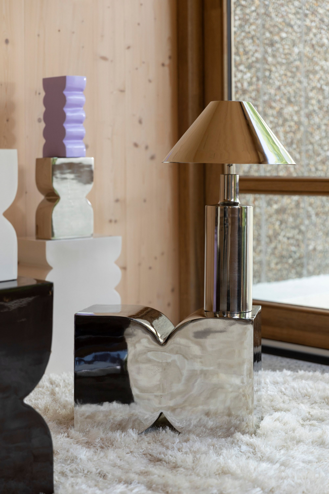 Puff 'Cones' - Ezüst