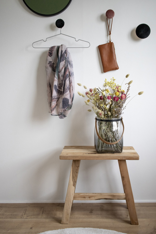 Träbänk 'Barcelona' 50x25cm - Teak