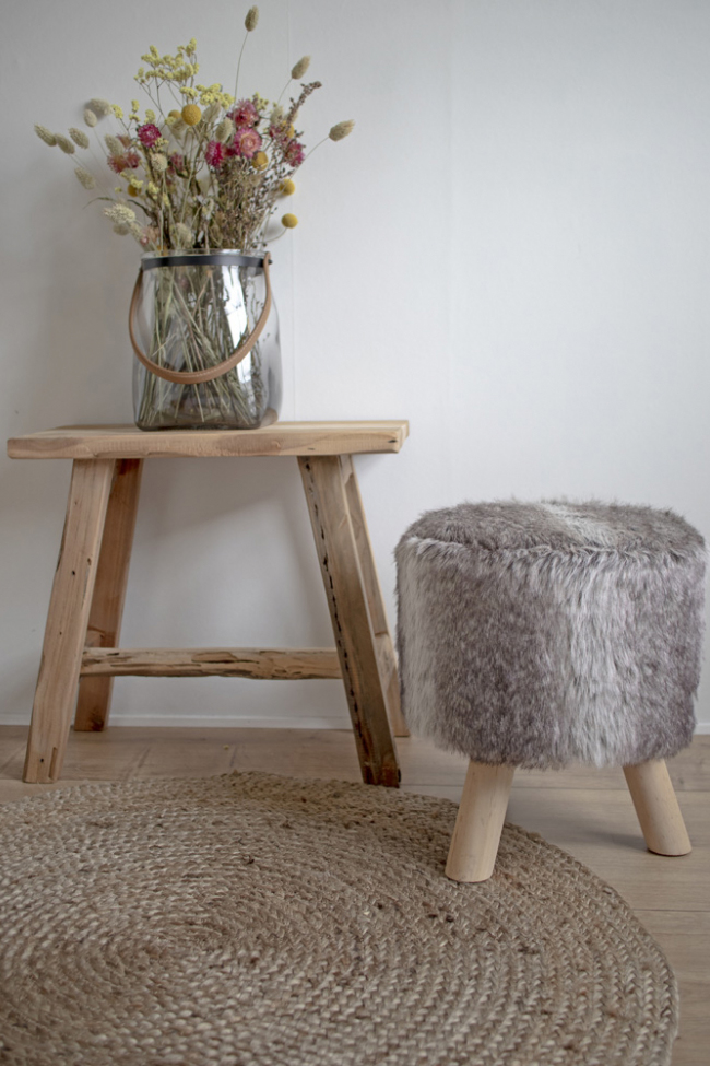 Träbänk 'Barcelona' 50x25cm - Teak