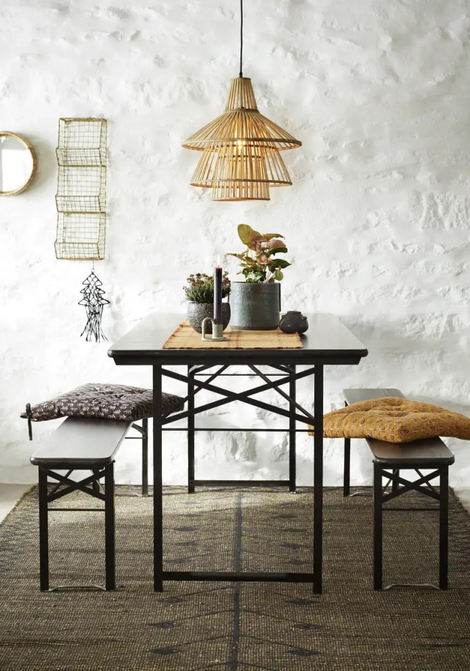 Fali polc 'Wire' - Sárgaréz/Vas