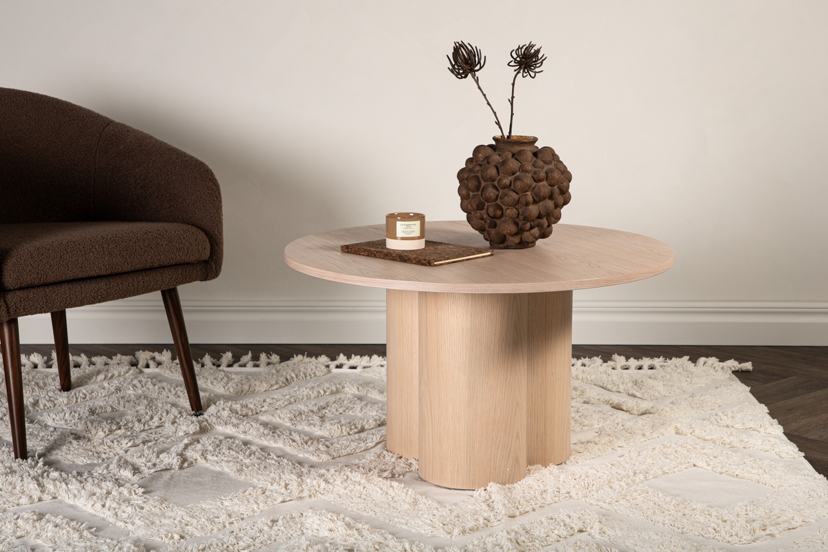 Orsa kerek dohányzóasztal 80cm - Természetes