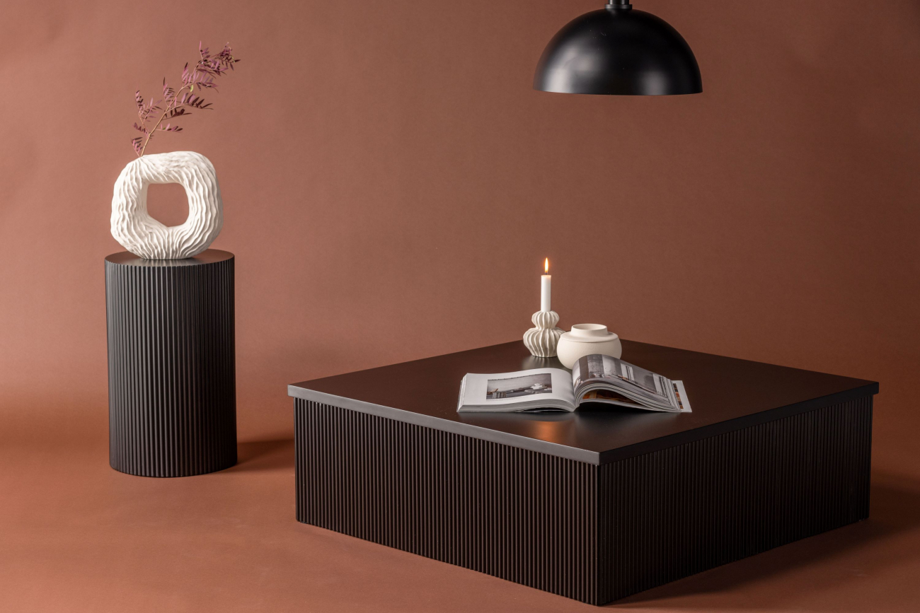 Ljungby dohányzóasztal - Fekete