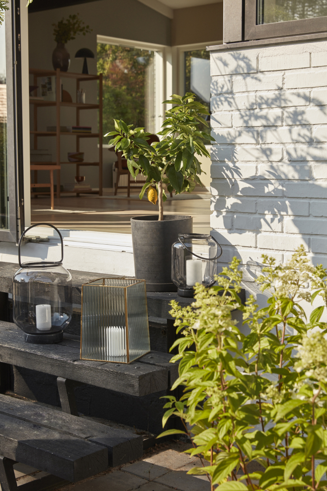 Lámpás 2-db 'Ripple' - Sárgaréz/Üveg