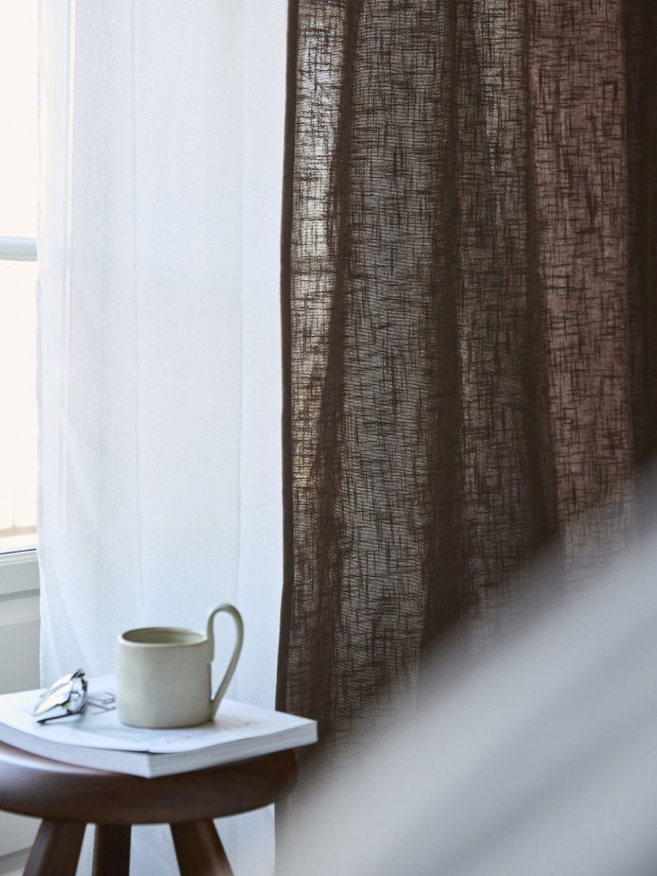 2-db Függöny 'Harper' 140x280 - Barna