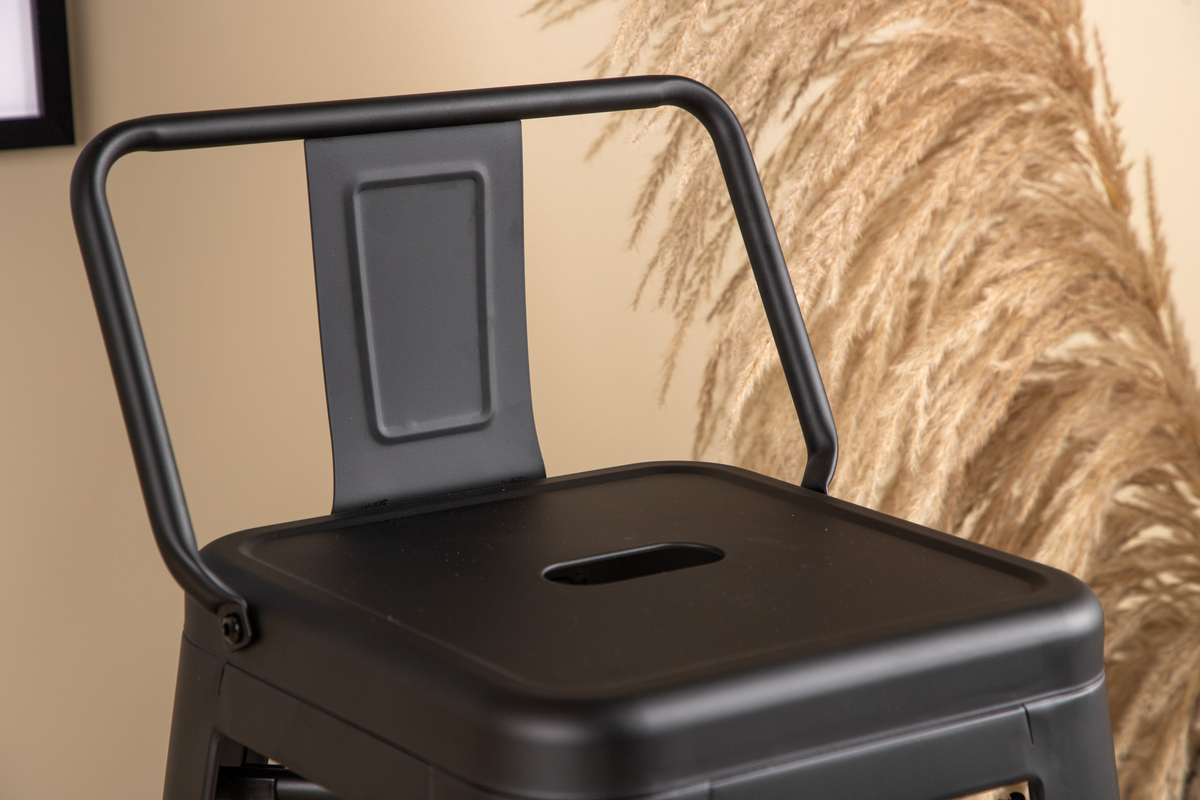 Bárszék 'Barents' - Fekete háttámlával