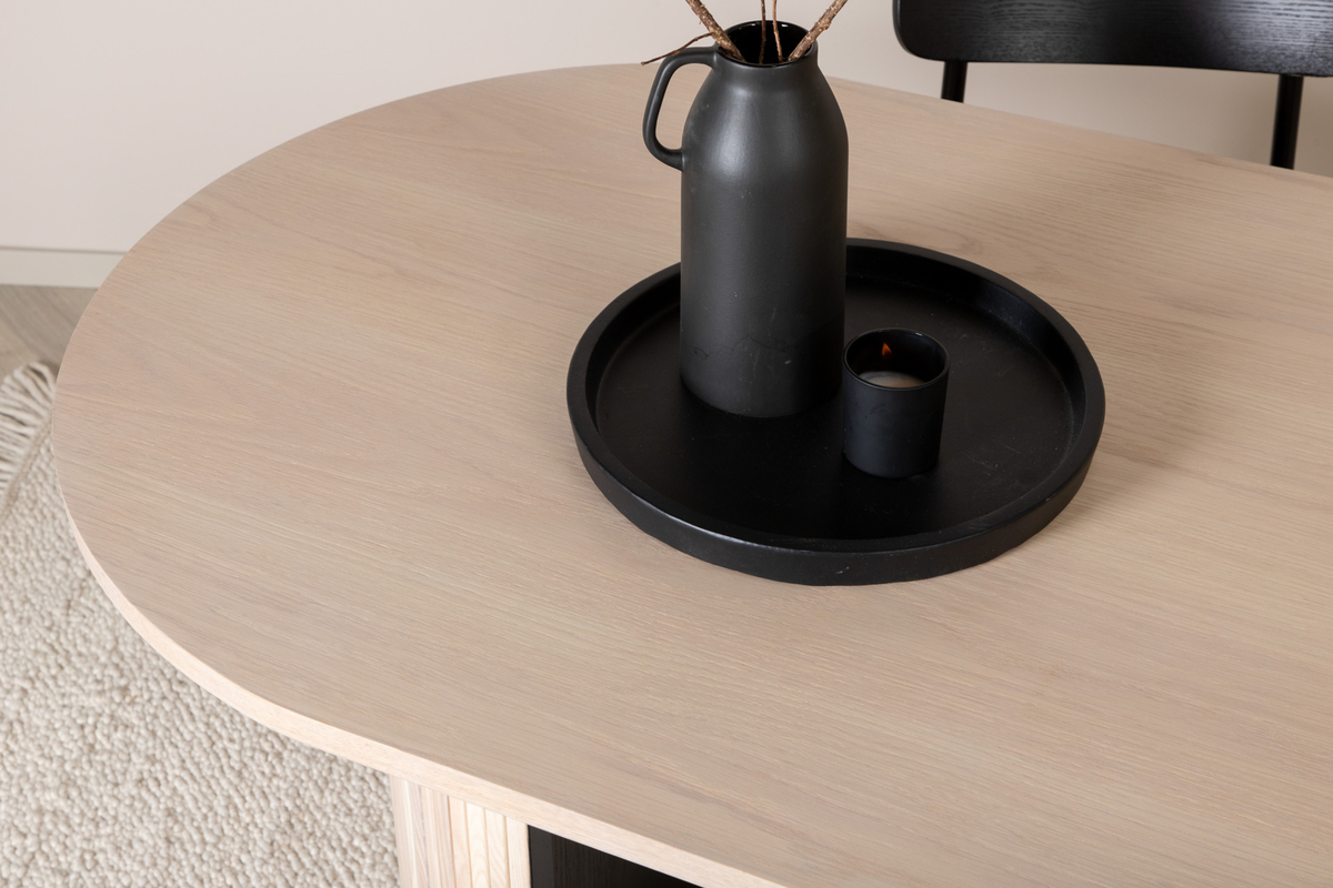 Asztal 'Barkaby' 90x200cm - Természetes