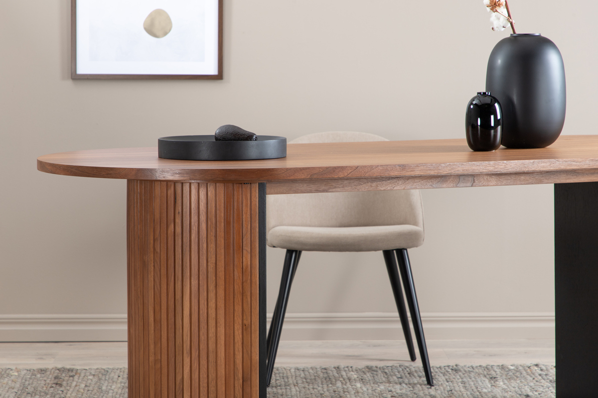 Asztal 'Barkaby' 90x200cm - Barna