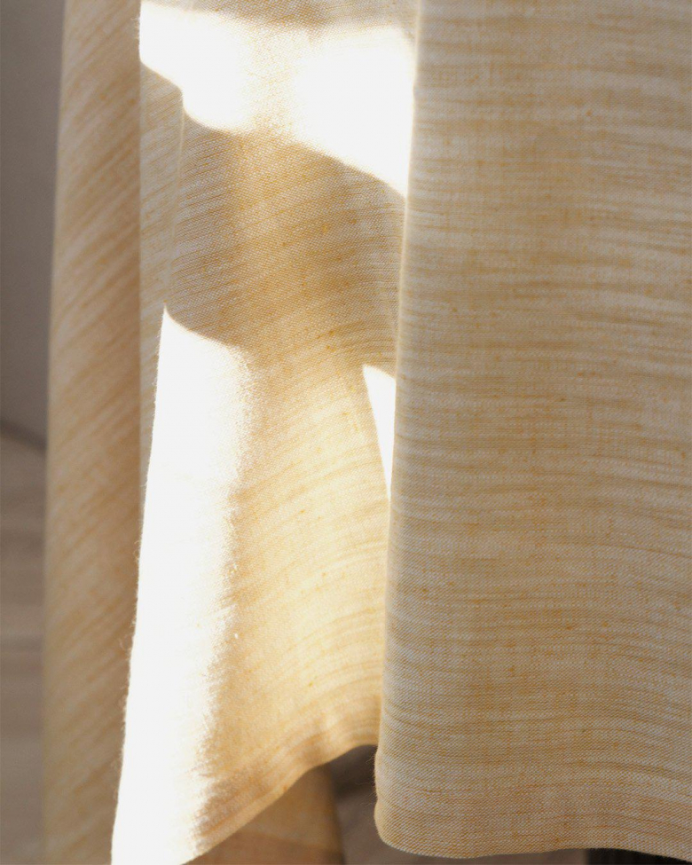 Asztalterítő 'Sabina' Kerek 200cm - Sárga