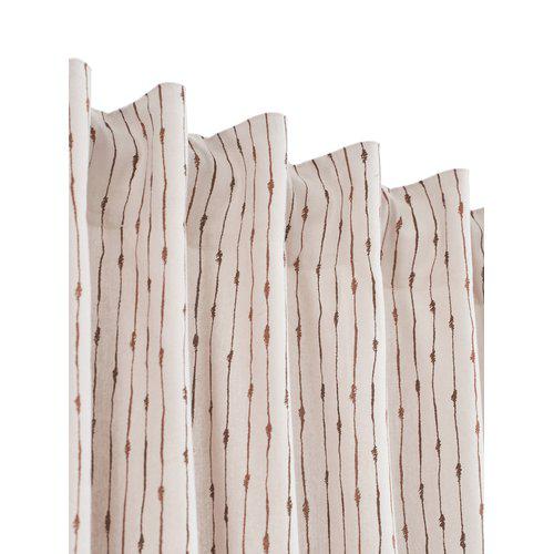 Függöny 'Unni' 2-csomag 140x280 - Barna