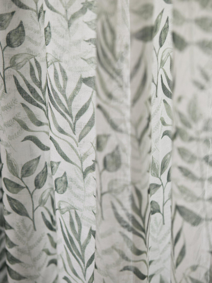 2-db Függöny 'Filippa' 140x280cm - Zöld